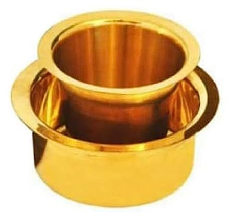 USA Deals 365 Brass Tumbler Cup Set Handicraft/Serving Drinkware of Superb Traditional Special South Indian Coffee (150 ML Pure Brass Kappi) (Coffee Set of 10)