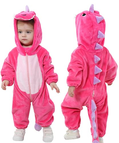 Doladola Unisex Baby Toddlers Romper Jumpsuit Hooded Cartoon Sleepsuits Infant Outfit