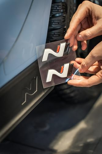 i30 N-Logo 2er Set Badge Seitenschweller