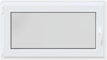 vidaXL Kellerfenster RISOR 110x60 cm Dreh Kipp DIN Links Anthrazit