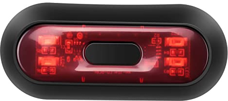 Tagtight LED Helmet Light, Motorcycle Helmet Brake Night Light USB Charging Bike Rear Red Safety Warning Light for Night Riding