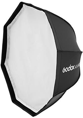 Godox AD-S60S 60 cm Achteckiges Studio Softbox Speedlite Diffusor Mit Halterung, Gitter-Tragetasche - Kompatibel Mit ML60 und AD300Pro Light für Fotografie-Portrait