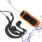 Fiacvrs Reproductor de música MP3 portátil con radio FM IPX8, resistente al agua, recargable, USB 2.0 con auriculares impermeables adecuados para nadar y correr