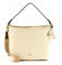 Joop! Schultertasche Damen, Umhängetasche in Weiß, Handtasche mit abnehmbaren Schultergurt