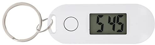 ULTECHNOVO Digital Watch Keychain for Students Silent Led Display Mini Electronic Watch for Backpacks and Everyday Carry Portable Key Ring