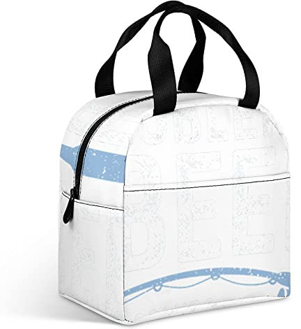 OKJK Borsa frigo Pranzo Ufficio,Cibo Termico Donne Pranzo Bento Box Personalizzato per Bambini Contenitore per Alimenti per Adulti Comodo Risuable per Le Donne Box Termico
