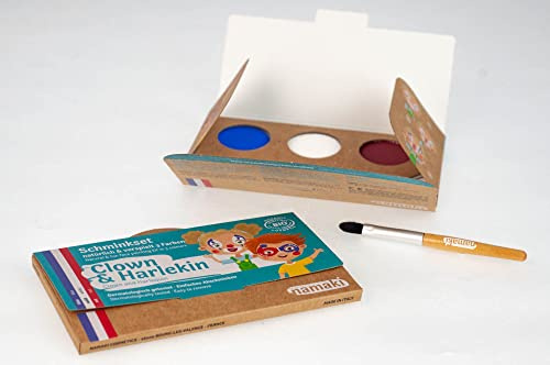 namaki Schminke - Clown & Harlekin - 3 Farben