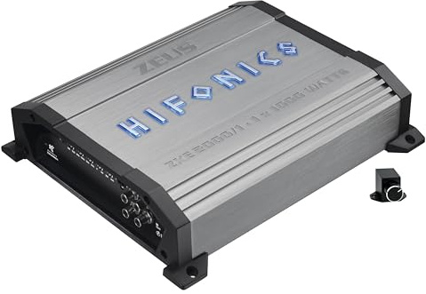 Hifonics Zeus Evolution ZXE 2000/1-1 - Amplificatore di potenza con 2000 Watt (RMS: 1000 Watt)
