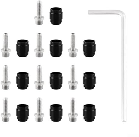 Fahrrad-Oliven-Verbindungseinsatz-Öl-Montageset für SRAM Fahrräder, Bremsen, Schlaucharmatur-Set, einfache Installation (schwarz)