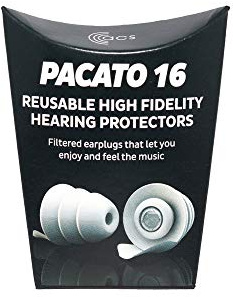 ACS Pacato 16 reusable high fidelity hearing protectors 2 packs