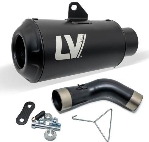 Rear silencer LeoVince SLIP-ON SBK LV-10 FULL BLACK, stainless steel black for Kawasaki Z 900