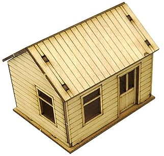 Ronyme Holzmodellbausätze im Maßstab 1:72, Architektur-Gebäudemodellbausätze, Layout-Landschaft, Puzzles, DIY-Montagesätze für Layout-Szene, Diorama-Dekor, Stil b