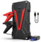 6000A Jump Starter Power Pack,12V Car Jump Starter, Portable Car Battery Booster Jump Starter with Jump Leads,Quick Charge,LED Flashlight