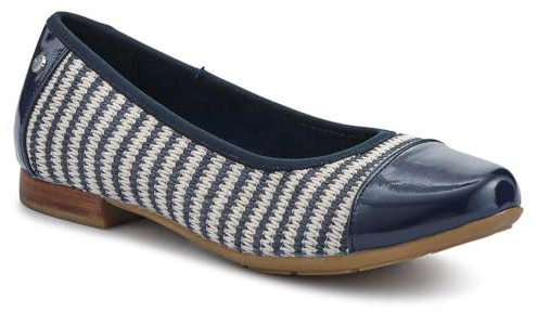 Pavers Lightweight Two-Tone Pumps - Navy-White Size 6
