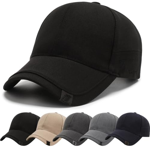 DURINM Cappellino Uomo Donne con Visiera Cappello Unisex Berretto da Baseball Cappellini Estivo Invernali 100% Cotone Corona Morbida e Flessibile Cappello Donna