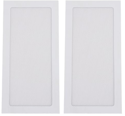 Datorkylare fläkt dammfilter magnetisk ram PVC mesh dammskydd för PC -chassi Strömförsörjningsfläktventiler 120x240mm 2 st. (Plplaooorzbuwhv-12)