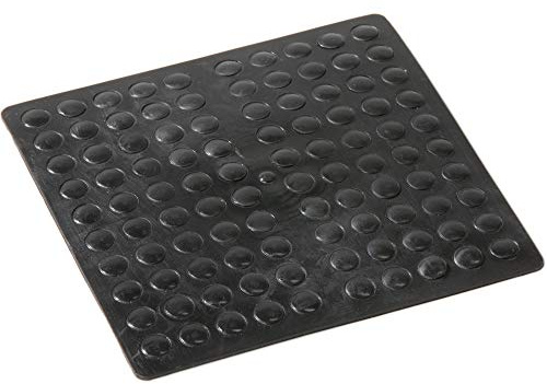 Adsamm® | 100 x selbstklebende Anschlagpuffer | Ø 7 mm | Höhe: 1,5 mm | rund | halbkugelförmig | Schwarz | Elastikpuffer zum Kleben | Top-Qualität