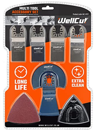 Wellcut wc-mt17 Multitool accessori, pezzi per utensile multifunzione