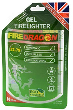 Fire Dragon Gel combustible (200 ml), vert, taille unique