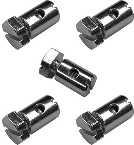 cyclingcolors 5x serre câble universel à visser butée fixation câble vélo cyclo moto scooter tondeuse tracteur (6x9mm)