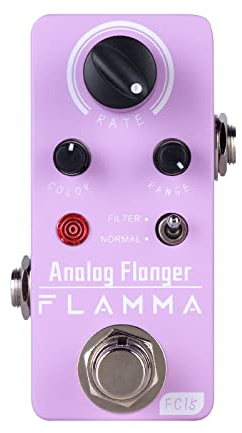 FLAMMA FC15 Analog Flanger Pedal Guitar Effects Pedal True Bypass Mini Portable Durable Metal Shell