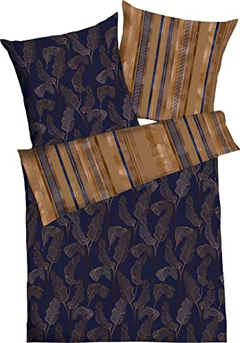 Kaeppel Mako-Satin Bettwäsche Thrive blau