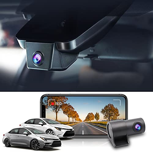 Fitcamx Dashcam Auto Vorne Hinten Passend für 2023-2026 Toyota Corolla LE SE XLE XSE Hybrid Hatchback, OEM 2160P+1080P Dashcam 4K UHD Video WiFi, G-Sensor, Loop-Aufnahm, Nachtsicht, WDR, 128GB Karte