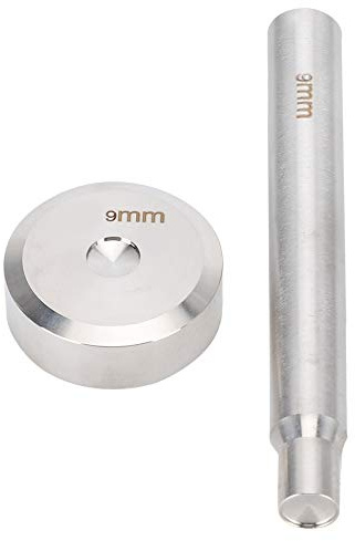 Rivet Setter in pelle, perforatore per rivetti, forte per bottoni a pressione, doppia presa