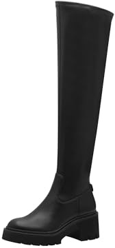 Tamaris Bottes hautes pour femme 1-25621-43 - Noir - Taille 39 EU, Noir, 39 EU