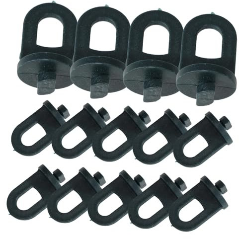 BESPORTBLE 100piezas Unidades Accesorios Invernadero Abrazaderas Cuerda Clips Macetas