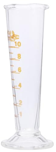 ARTIBETTER Vaso Medidor de Laboratorio de Vidrio con Escala Clara Taza Graduada para Experimentos Científicos Accesorio Práctico y Ligero para Medición Precisa Color Color Aleatorio