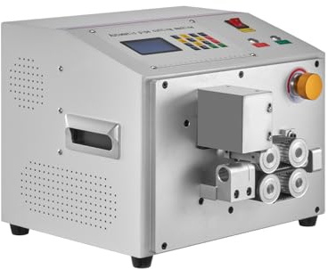 VEVOR Coupe-tube Thermorétractable Automatique, Machine de Découpe de Tubes avec Écran LCD, Diamètre de Coupe 1-20 mm, Longueur de Coupe 0,1-99999,9 mm, pour Découper Tubes en PVC, en PE, Silicone