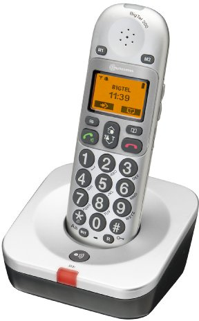 Amplicomms BigTel 200 Schnurlostlefon mit Station (große Tasten, Lauthören)