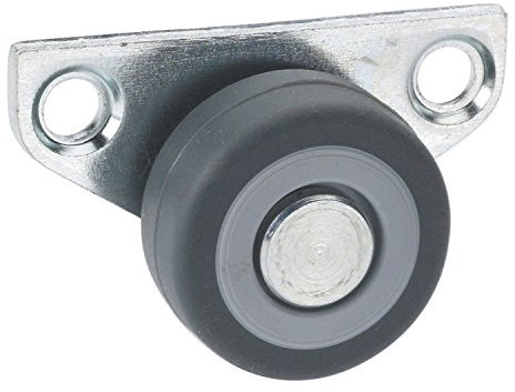 Döner + Helmer 791431 Roulette fixe spéciale parquet 30 x 14 mm Roue en TPE Gris