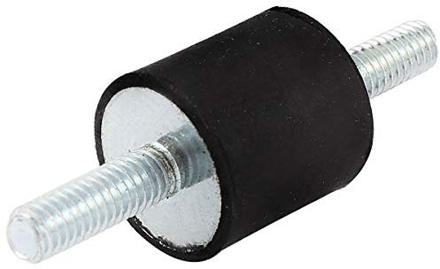RS PRO Gummi Vibrationsdämpfer, Außen-/Außengewinde Puffer M10, Ø 70mm x 50mm, 45 Shore A