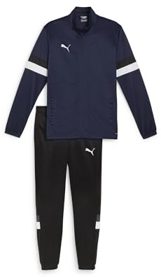 PUMA unisex-vuxen teamRISE träningsdräkt, PUMA Navy-PUMA svart, M