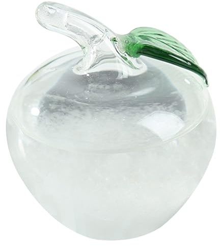 OnIUeZky Vidrete de Vidrio de Vaso de tormenta Vidrete Vidretes Vidratras Vigoros Mini Predictor de Clima Pulido Predictor de tormenta Decorativa Previsión de Clima de Vidrio para el hogar Día de Val