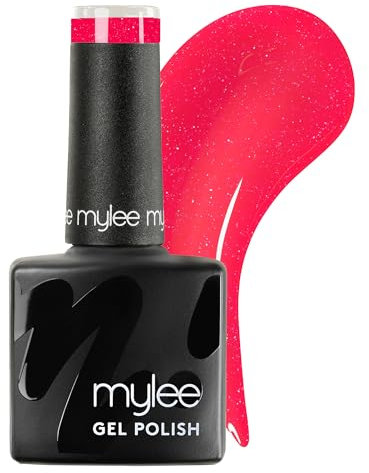 Mylee Gel-Nagellack 8ml [Flamingo Floatie] - Beach Bash Collection - UV/LED, Maniküre, Pediküre, Lang anhaltend, für professionellen Gebrauch im Salon sowie zu Hause [Frühling/Sommer 2025]