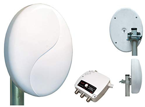 Elap Antenne de Toit TNT Active HD 50 Patch Blanc 240016