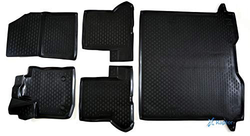 J&J AUTOMOTIVE | Allwetter TPE Gummimatten + Kofferraumwanne Set Für Dokker 2012-2021, Anti-Rutsch, Geruchlos, mit Tunnel