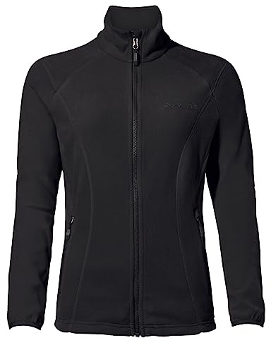 VAUDE Damen Rosemoor Fleecejacke, Zip-In-Funktion, angenehm warm und atmungsaktiv, black, 38