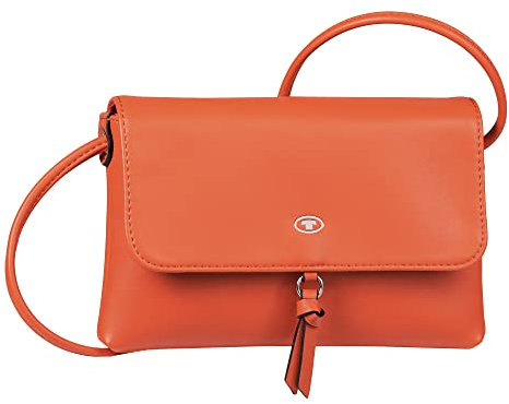 TOM TAILOR bags Luna Damen Umhängetasche Umschlagtasche Klein Orange