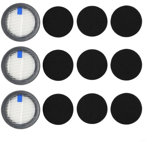 Vacuum Cleaner Kit, 3 And 9 Sponge, For NEQUARE, For S12,S25,S26,S25 Pro Series Cordless Vacuum Cleaner