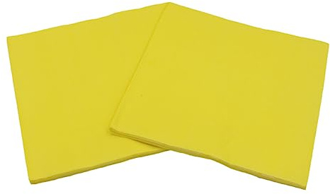 WRITWAA 6packungen Einfarbige Servietten Papierservietten Partyservietten Kreative Servietten Dinnerservietten Party-papierservietten Rosa Orange Himmelblau Gelb Lila Grün pro Packung