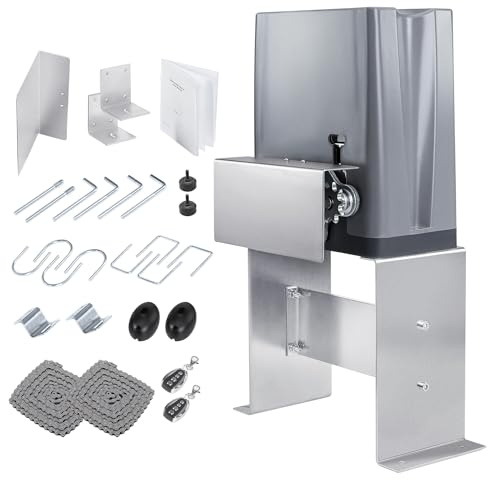 CO-Z 1800 lb Automatic Sliding Gate Opener with 2 Remote Controls, Electric Rolling Driveway Slide Gate Motor, Complete Gate Operator Hardware Security System Kit for Sliding Gate Up to 40 Feet