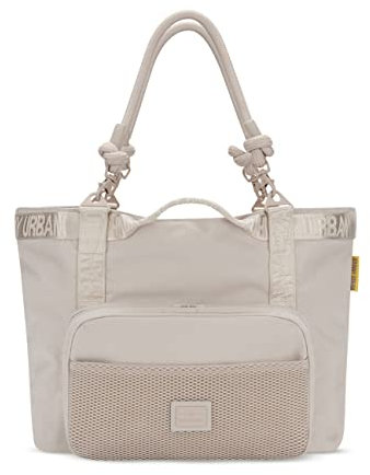 Johnny Urban Weekender Damen Beige - Cassie - Faltbare Shopper Tasche für Handgepäck Sport Reisen - Kleine Travel Bag - Reisetasche - Wasserabweisend