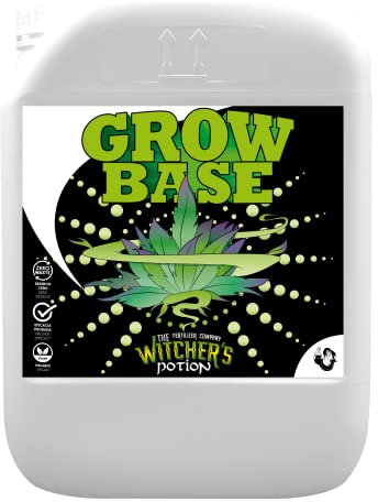 GROW BASE - Witcher's Potion Cannaboom (10.000ml) | Fertilizante Mineral NPK 4-2-4 para Crecimiento Vegetativo | Plantas Verdes, Sanas y Rápidas con Micronutrientes Quelatados