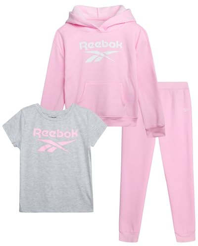 Reebok Girl's G Jogset Pullovr 3p Sporty (pack of 3)
