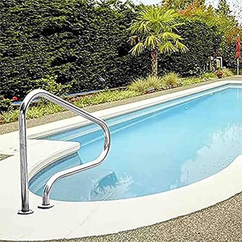 Pasamanos De Piscina De Acero Inoxidable,Baranda De Piscina Para Piscina Enterrada,barandilla De Escalera Para Piscina,capacidad De Carga De Seguridad De 250 Libras,para Piscinas De Jardín