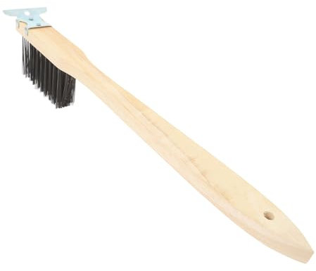 BESPORTBLE Pizza Cleaning Brush Steel Wire Heavy Duty Scraper for Pizza Stone Tools Bbq Grill Accessories
